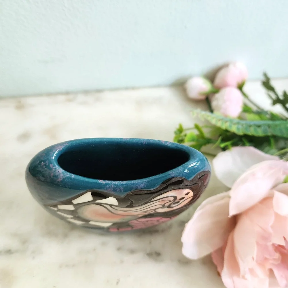 Roger McAndrews‎ Abstract Ceramic Vase Art Decor Geometric Unique Pottery Design